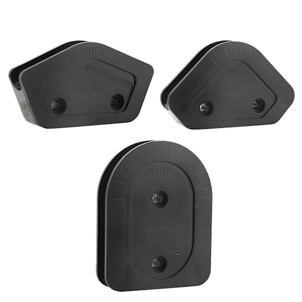 3 st 12mm OD 45 / 90 / 180 Grader Akryl Hård Rörböjare Formverktyg Kit