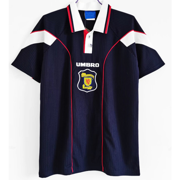96-98 säsongen hemma Skottland retro jersey tränings T-shirt Cole NO.9 M
