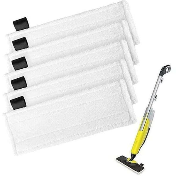 Karcher Moppputer 5 stk - Kompatibel med SC5/SC4/SC3/SC2 - Borrelås for damprenser - Vaskbar - Karcher-eiere