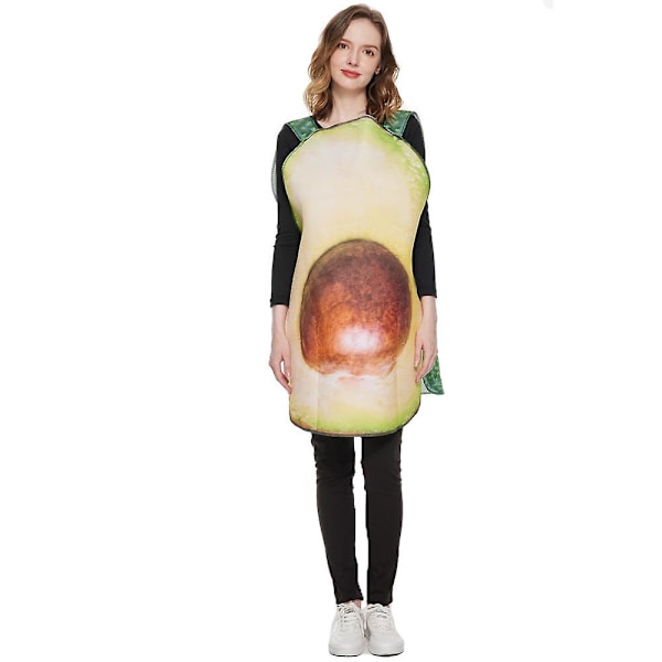 Halloween Vuxen Rolig Cosplay Frukt Grönsakskostym Banan Carnival Dress Up Outfit Parfest Purim Fancy Dress Scenshow avocado