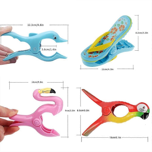 Plastisk simulering dyre tørkeklype 2 (flamingo)