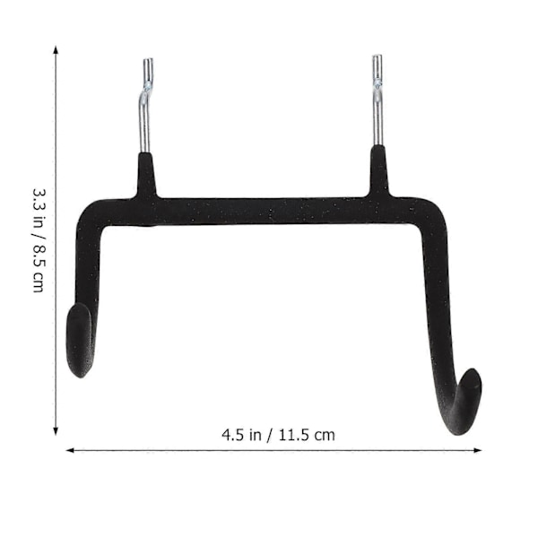 4 stk. Perforerte Veggkroker Kraftige Kroker Hullplate Drillholdere Displaykroker