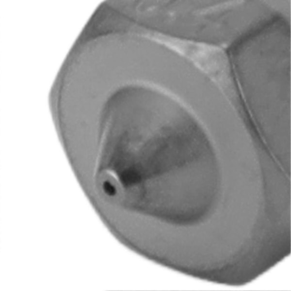 V6 Extruder Munstycke Härdat Stål Volframkarbidbelagt 3D-skrivarmunstycken för Voron för Prusa MK3S 0.4mm
