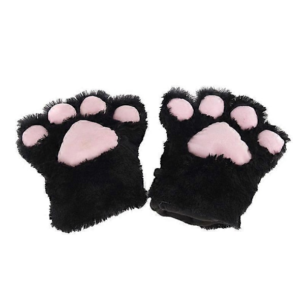 5 st Katt Cosplay Kostym Kattsvans Öron Krage Tassar Handskar Set Söt