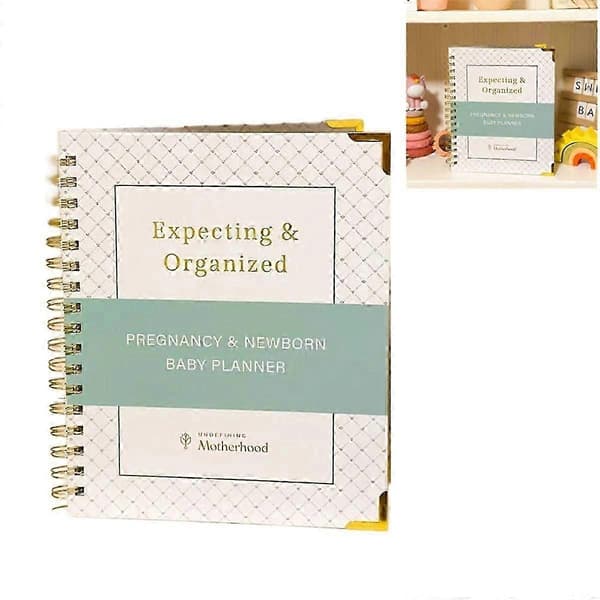 Väntar & Organiserad: Graviditets- & Nyfödd Baby Planner