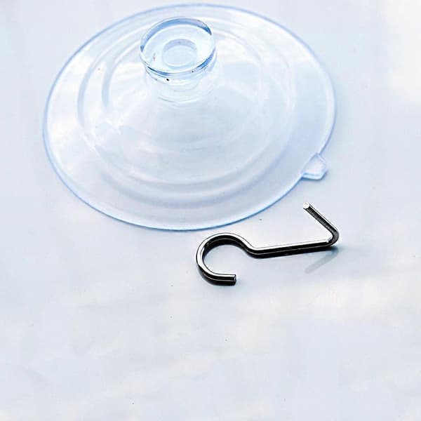 20 sugproppar 50mm plastsugproppar med krokar för utomhusbruk