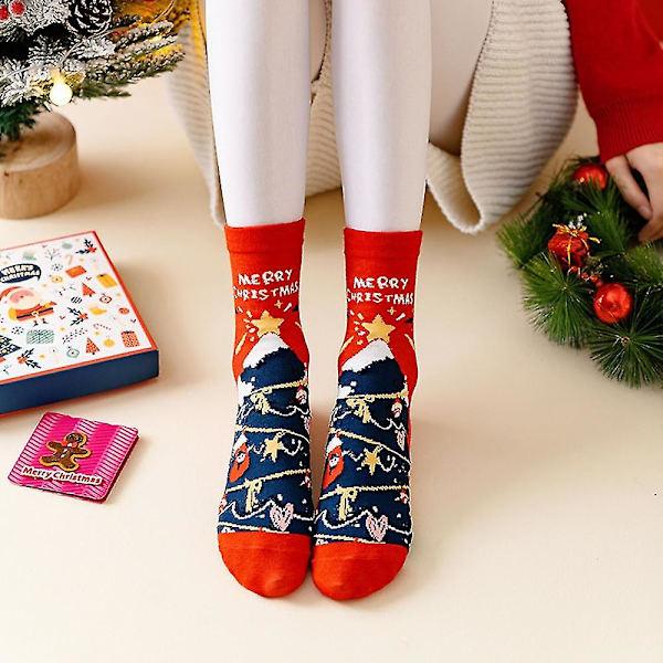 Julstrumpor present, vinter ankelstrumpor style 1