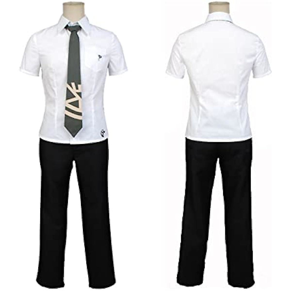 Danganronpa Hinata Hajime Anime Cosplay set Halloween kostymer för män Japansk karneval Performance Prop L kostymset M