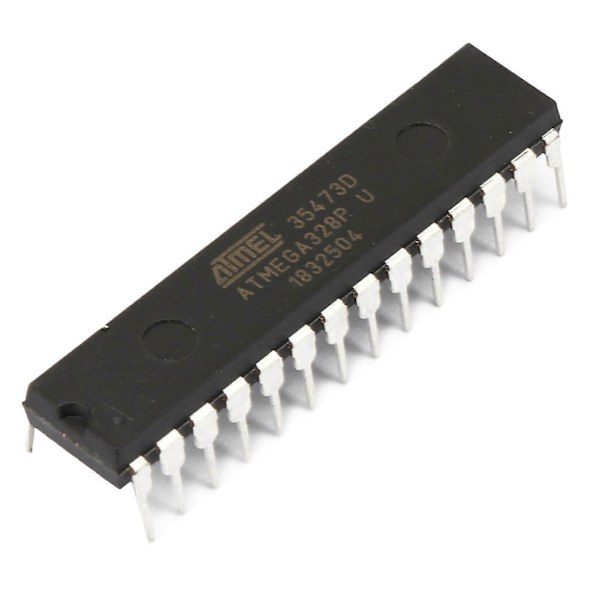DIP28 Mikrokontroller IC-krets Flashbaserad 8-bitars CMOS Stöder I2C SPI UART/USART
