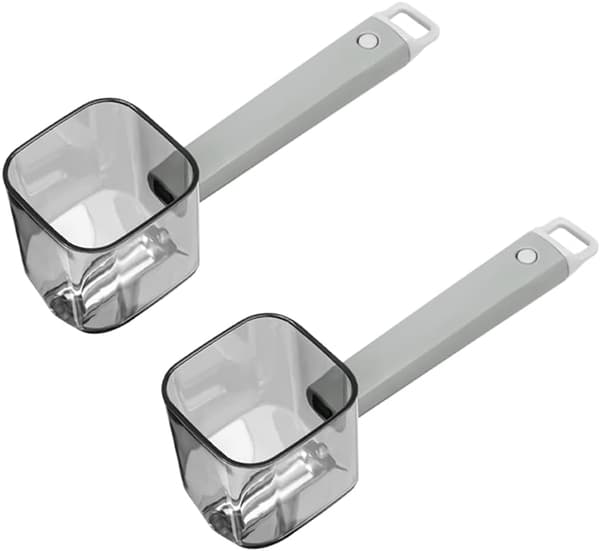 2-delt multifunksjonell skrellesett med ergonomiske håndtak Gray Without lid