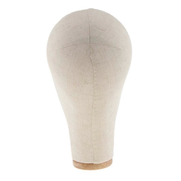 2 st Väggmonterad Mannekänghuvud Peruk Tillverkning Hatt Display Manikin m/ Stöd Beige