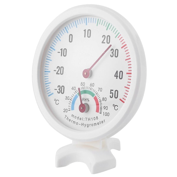 4 st Dial Termometer Hygrometer Skrivbord Induktion Temperatur Fuktighetsmätare (YMCAT)