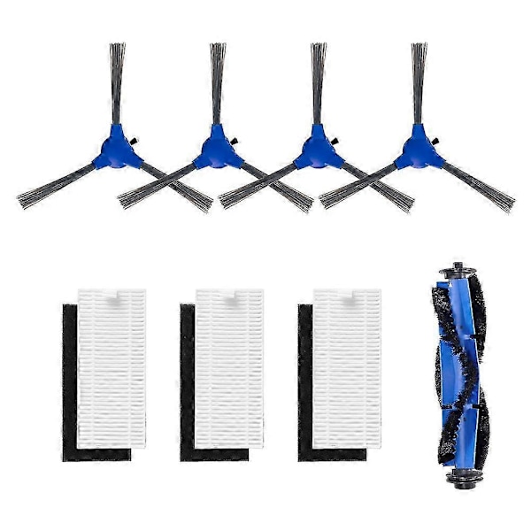 8 st Kompatibelt med RoboVac Ersättningskit, RoboVac 11S, RoboVac 30, RoboVac 30C, RoboVac 15C