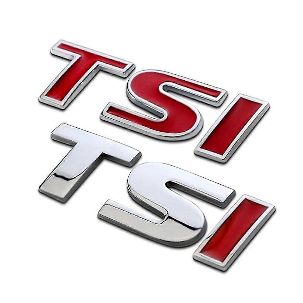 Aqtqaq 1kpl 3D metallinen Tsi auton sivulokasuoja takakontin tunnusmerkki tarra, universaalit autotarvikkeet koriste tarrat