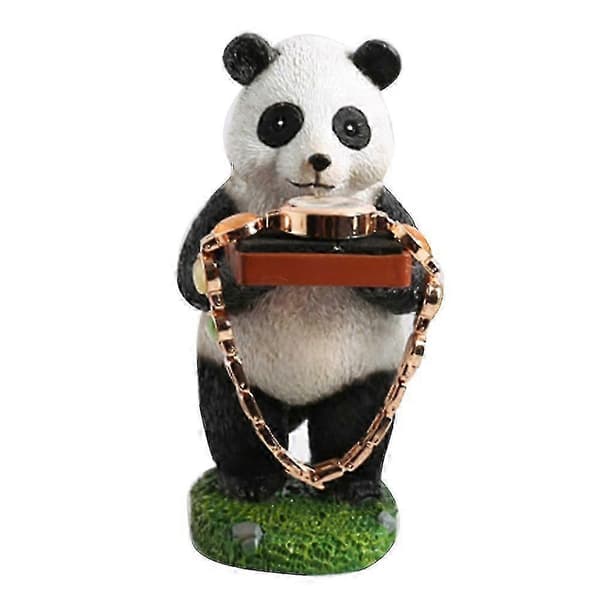 Heminredning Figurin Klockställ Sovrum Kontor Söt Panda Present Display Rack