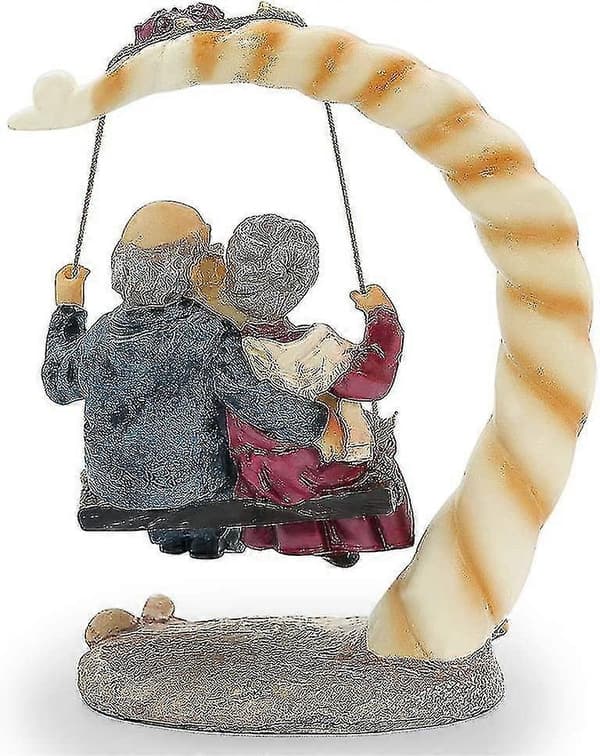Bryllupsdag Par Figur - 40/50/60/70 års bryllupsdag