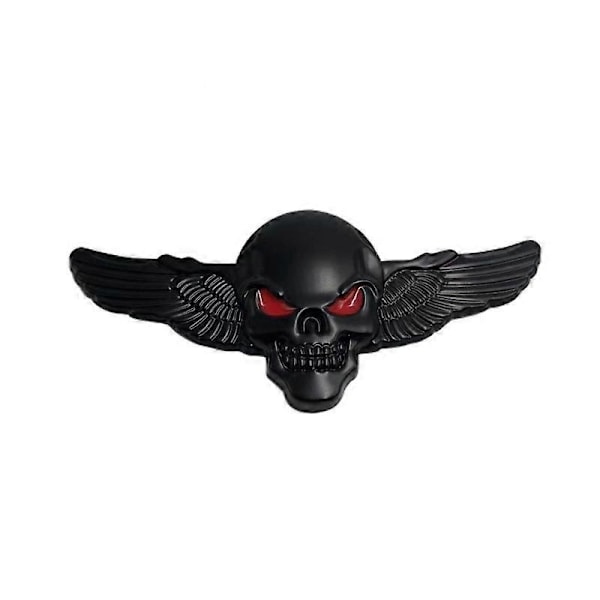 3D Skelet Kranie Emblem Bil Badge Mærkat Bil Side Bag Forreste Motorhjelm Bagagerum Dør Skærm Kofanger Metal Badge 3D Dekalmærkat