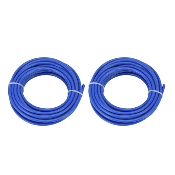2 STK 4 mm Trimmersnøre Nylon Rund Trimmersnøre Blå Plæneklippertilbehør til Husqvarna 5 m / 16,4 ft