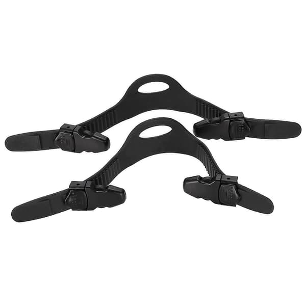 1 par dykkerjusterbare scuba dykkerfinner stropper tilbehør (M)