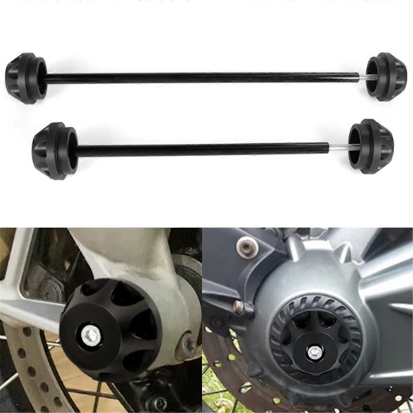 Motorcykel Främre Bakre Axel Gaffel Krockskydd Slider Axel Hjulskydd för YAMAHA MT-09 FZ-09 2014-2023 F