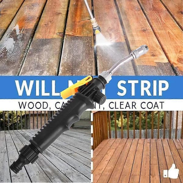 2-i-1 Högtryck Biltvätt Vatten Tvättstav Munstycke Spray Flödeskontroll 36cm