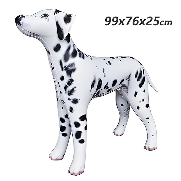 Stor Simulering Djungel Djur Uppblåsbar Ballong Födelsedagsfest Dekoration Giraffe Elefant Haj Lejon Modell Ballonger Babyshower Dalmatians