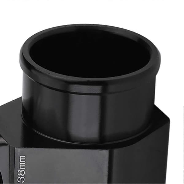 Bil Vand Temperatur Samle Rør Slange Sensor Måler Adapter 38mm