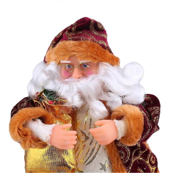 Hemrum Barnleksak Julklapp Sittande Jultomte Dockdekor Figur