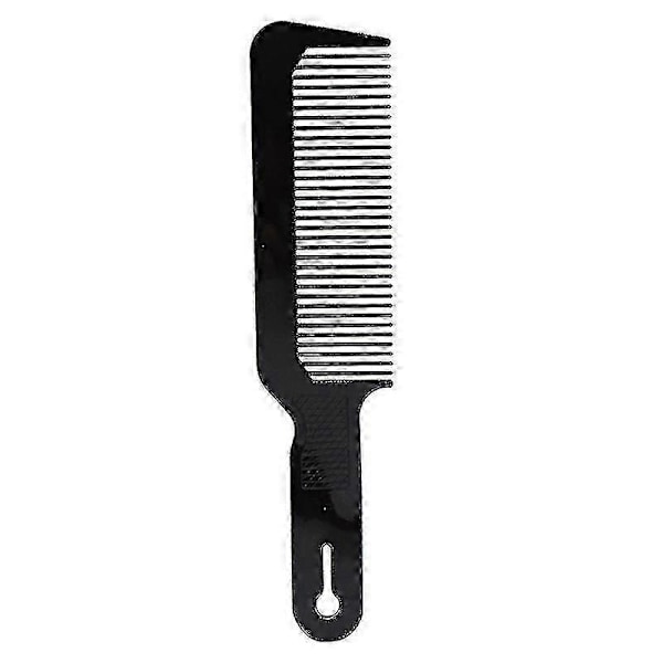 Barberkamsett for menn, konisk hårklipp, flat topp, klippemaskin, frisørkam, varmebestandig fiberkam for menn og kvinner (2 stk, svart)