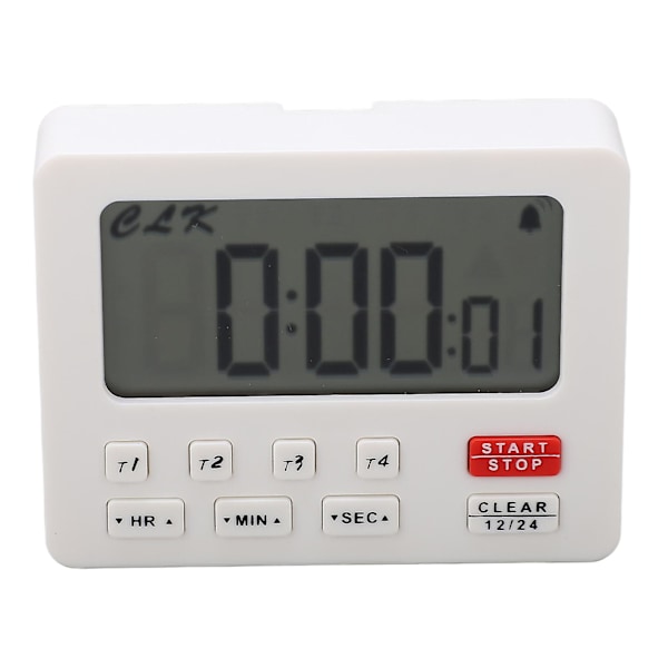 RV Timer LCD Multikanal Vattentät Dammtät ABS Stor Skärm Digital RV Kökstimer för ATV 3V
