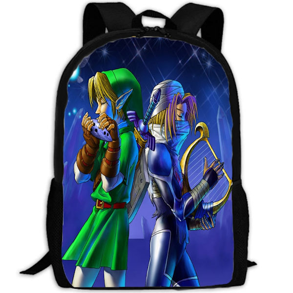 Spel The Legend of Zelda Breath of The Wild Barnryggsäck Kawaii Fritid Kindergarten Student Skolväska Bokväska Barnpresent style 12