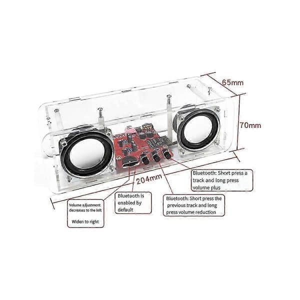 DIY Bluetooth-högtalarkit Elektronik DIY Lödprojektövning Lödmontering DIY Elektronisk