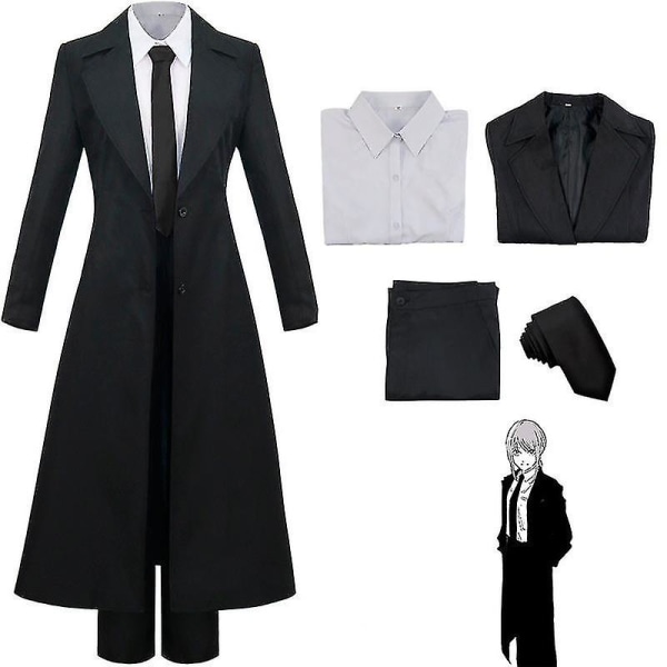 Motorsågsman Makima Cosplay Kostym Halloween Dress Up M