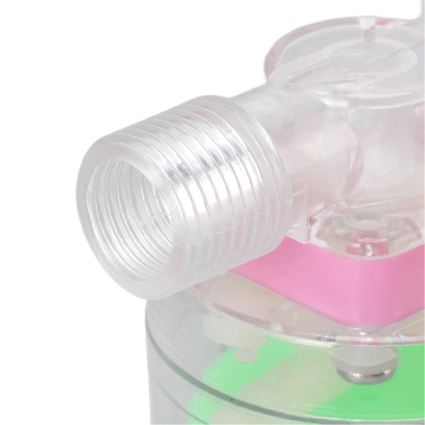 Vattennivåkontrollventil Transparent Helautomatisk Plasttorn Tank Flytande Kulventil G3/4 Sidoinlopp