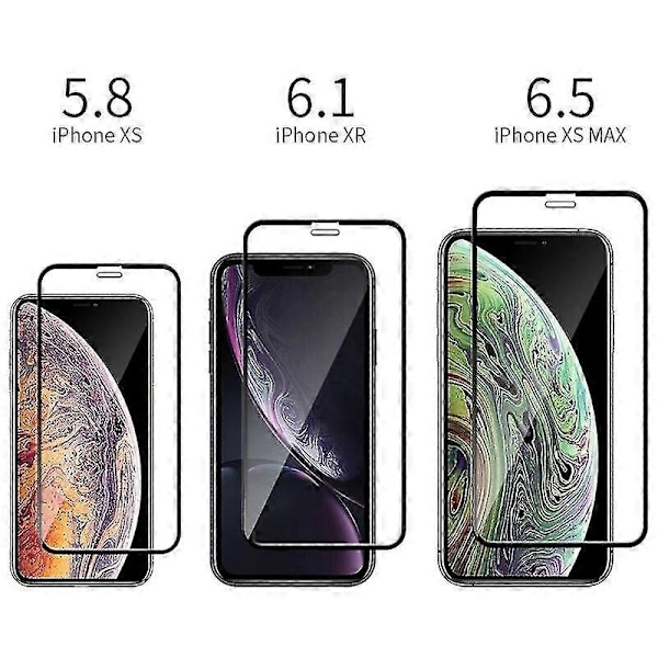 3 stk. Fuld Dækning Hærdet Glas Til Iphone 11 12 13 Pro MaxiPhone12 pro max