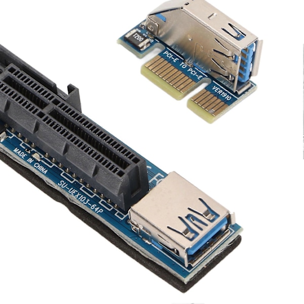 PCIE Förlängningskabel Integrerad Strömförsörjning Guldpläterade Kontakter Fint Utförande PCIE Förlängning