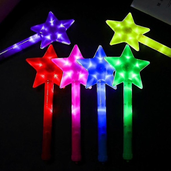 Lysande Stav Leksak LED Glow Sticks För Födelsedag Lysande Fest 35 cm Lång (Färg: Gul)