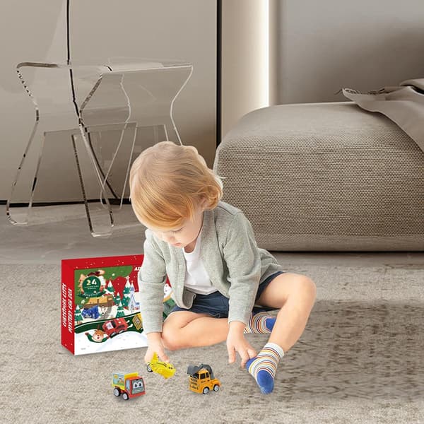 2025 Julekalender Blind Box Gave: Stressreduserende Bileke for Gutter og Jenter