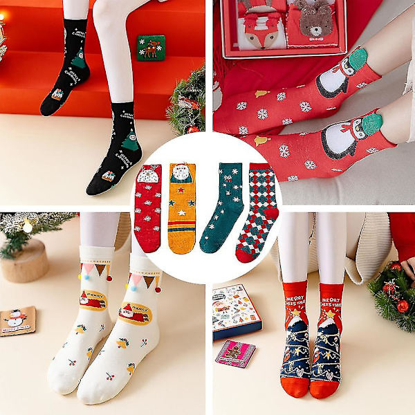 Julstrumpor Present, vinter Ankelstrumpor style 5