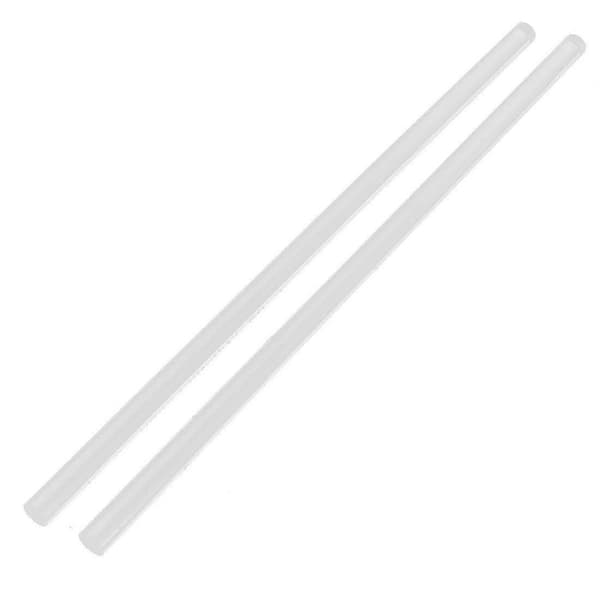 3mmx250mm Rund Form Solid Akryl Stang Pmma Ekstrudert Bar Klar 2 stk