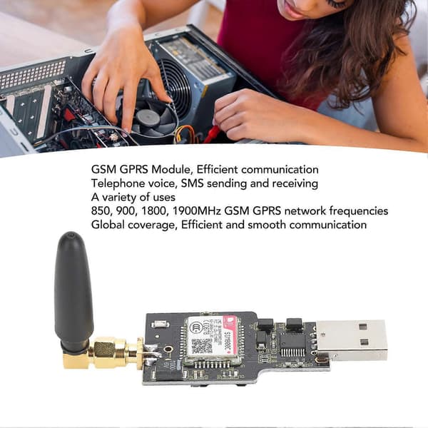 GSM GPRS Modul SIM800C USB Trådløs Kommunikasjonsmodem med Bluetooth Telefonsamtale SMS Dataoverføring