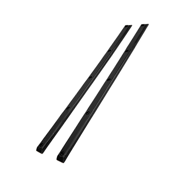 Ribbebein Skinn Rails Slitesterk Stabil Fleksibel Glanset Utseende Longboard Rails Ribbebein Svart