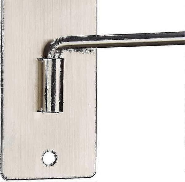 Håndklædeholder med 3 arme, 30 cm stænger roterende, børstet rustfrit stål