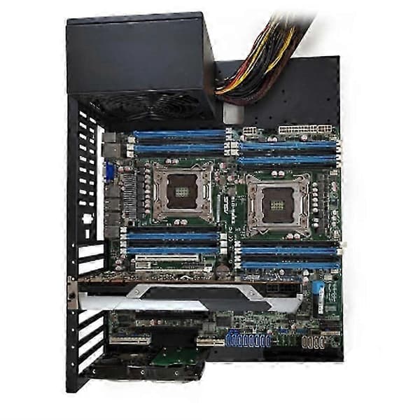 Öppet datorchassi dubbelriktad server E-ATX/ATX moderkort (ATX)