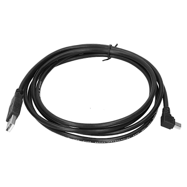 Vinklad datakabel 90 grader USB2.0 hane till Mini USB hane Hårddisk Datortillbehör Högersväng