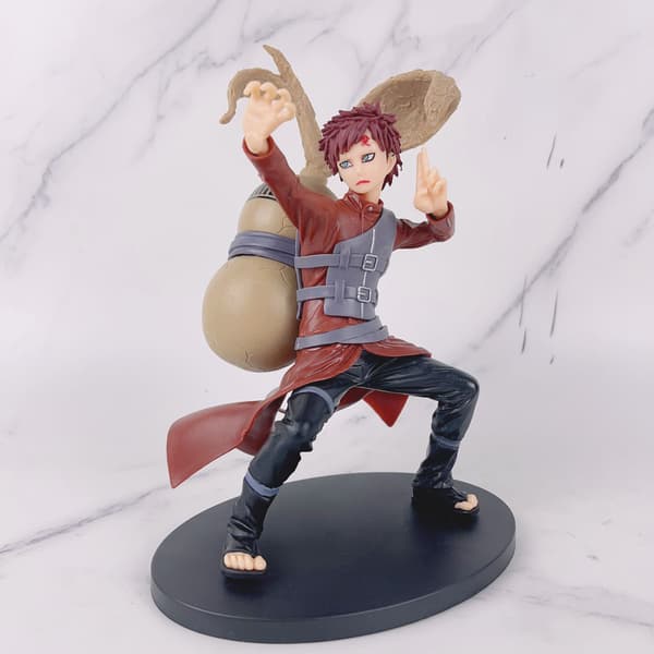 Anime figur Ninja Gaara kampform dukke model ornament dekoration
