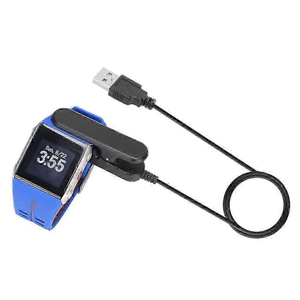 Laturi yhteensopiva Polar V800 urheilukellon kanssa - USB-latauskaapeli 100cm - Polar älykellotarvikkeet