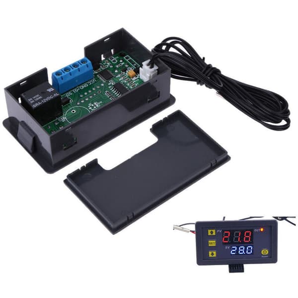 12V 20A W3230 LCD Digital Termostatstyrenhet Regulator Högtemperaturlarm