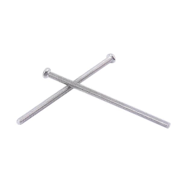 M2 x 40mm 304 Rustfritt Stål Kryssskruer Phillips Panhode Skruer 60stk de