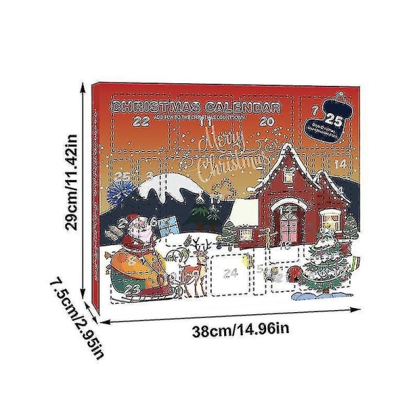 Girls Advent Calendar 2022 Christmas Countdown Calendar Diy Smycken Countdown till jul adventskalendrar för barn Barn